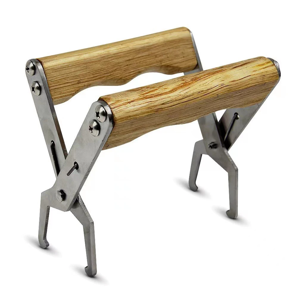 Stainless Steel Tool Designed as Frame Gripper for Nest Hive Frame Clamp to Aid in Frame Inspection and Removal