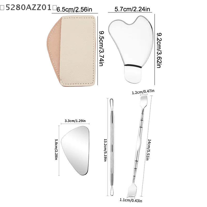 maveraHMA58 outil d'élimination des points noirs du visage grattoir nettoyage en profondeur spatule du visage nez dissolvant de points blancs soins de la peau outils de beauté