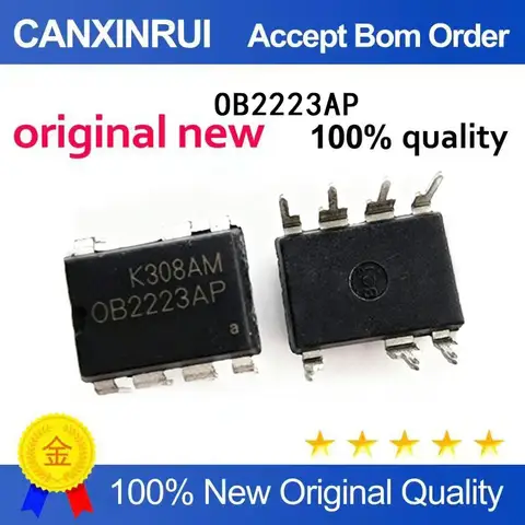 (5-100 Pieces)Brand new original OB2223APF OB2223AP DIP-7 power management chip IC