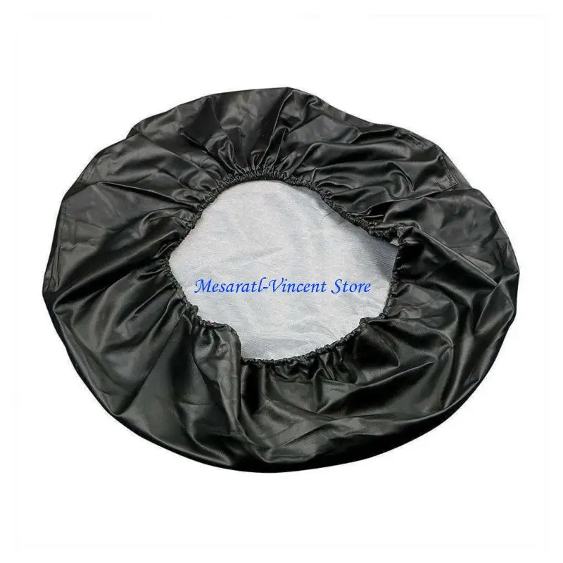A70F Heavy Duty PVC Spare Wheel Cover Lychee Texture Designs Spare Tyre Cover Upgrades Fit Most SUV Trucks And Vehicles