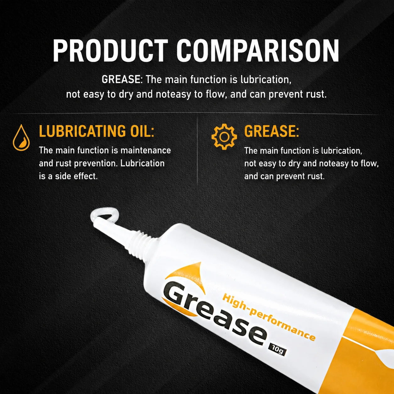 3D Printer Part High Performance Synthetic Lubricant Gear Grease Optical Axis Grease for Bambu Lab Series/Creality Ender 3