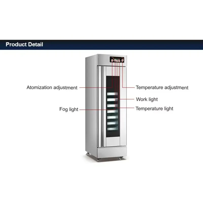 ตู้อบแป้งไฟฟ้ารุ่นใหม่ ขายดี สำหรับการหมักแป้งพิซซ่า สำหรับร้านอาหาร แรงดันไฟฟ้า 220V