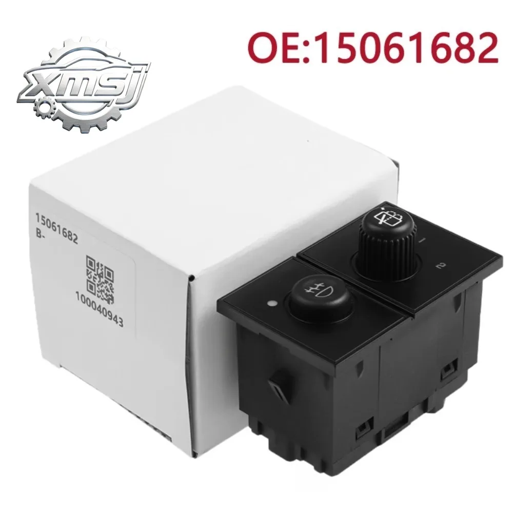 

15061682 Unidad de interruptor de control del limpiaparabrisas trasero de luz antiniebla compatible con 2003-2006 para GMC Yukon