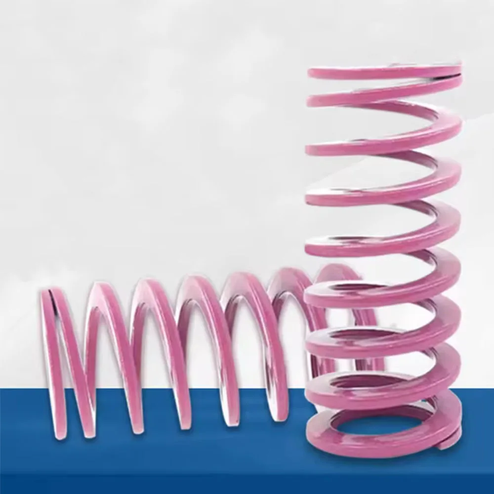 1Pcs Outer Dia 6/8/10mm Alloy Steel T-SWC High Elasticity Light Purple Compression Spring Inner Dia 3/4.6/5.8mm Length 15-90mm