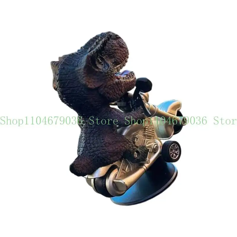 652F Creative Ride Motorcycle Vehicle Decors Automatic Balancing Car Dashboard Figure Featuring Inertial Drift Effect