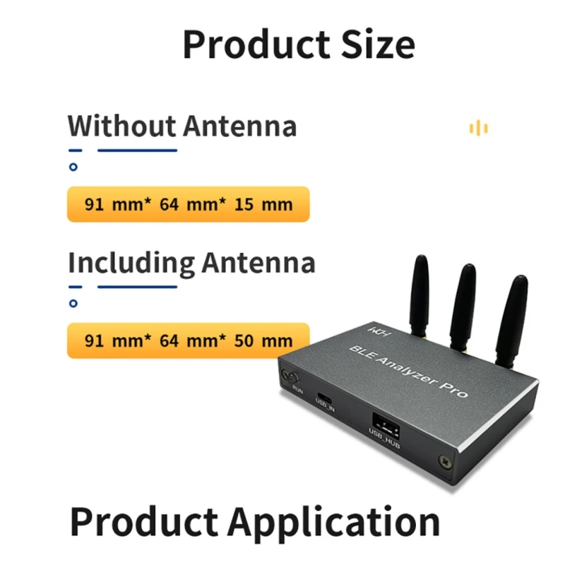 Analyzer Pro Multi-Purpose Bluetooth Low Energy Development Parse Elke Protocollaag Statistiek Filterconfiguratie