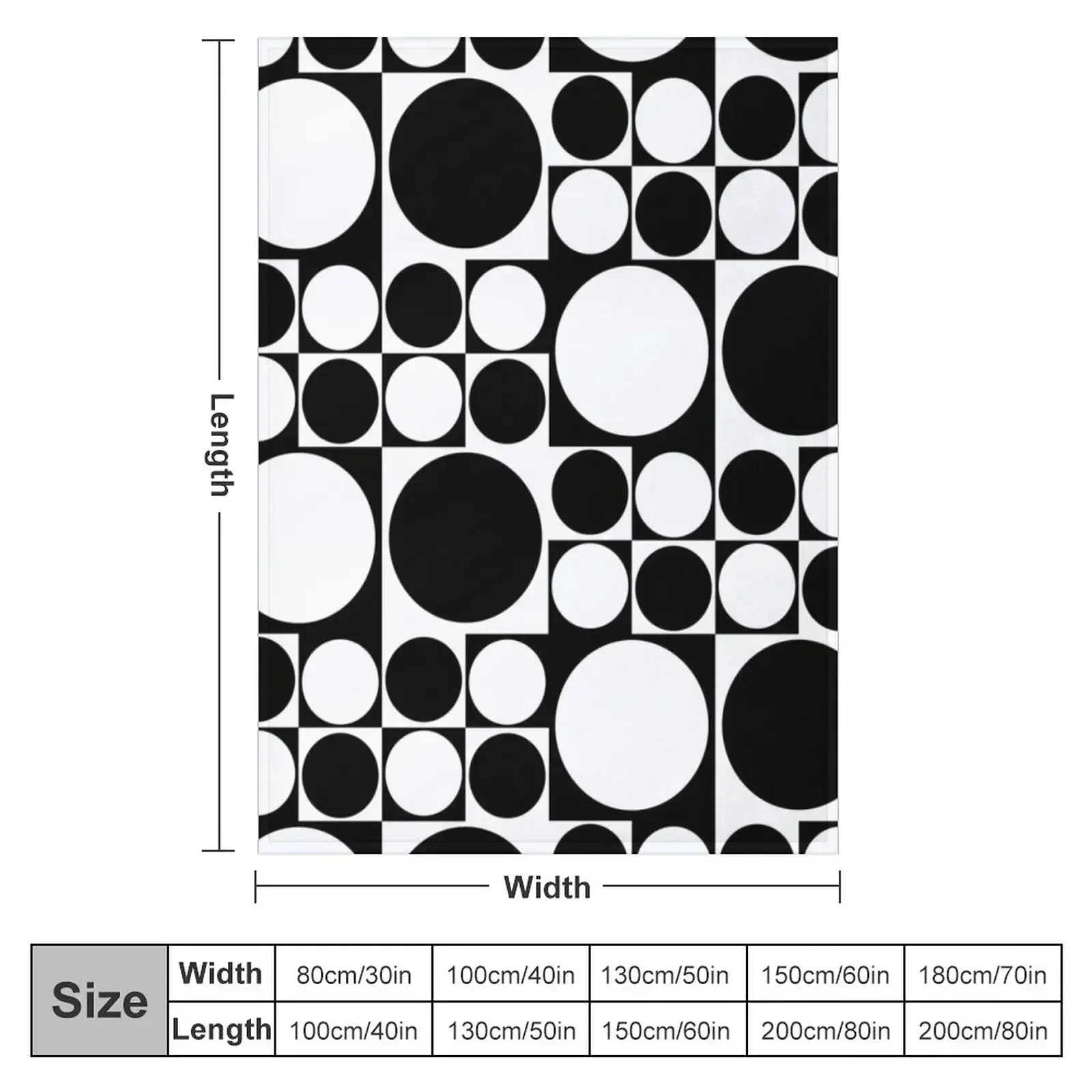 Mod op art dress Throw Blanket Weighted Winter beds Luxury Thins Blankets