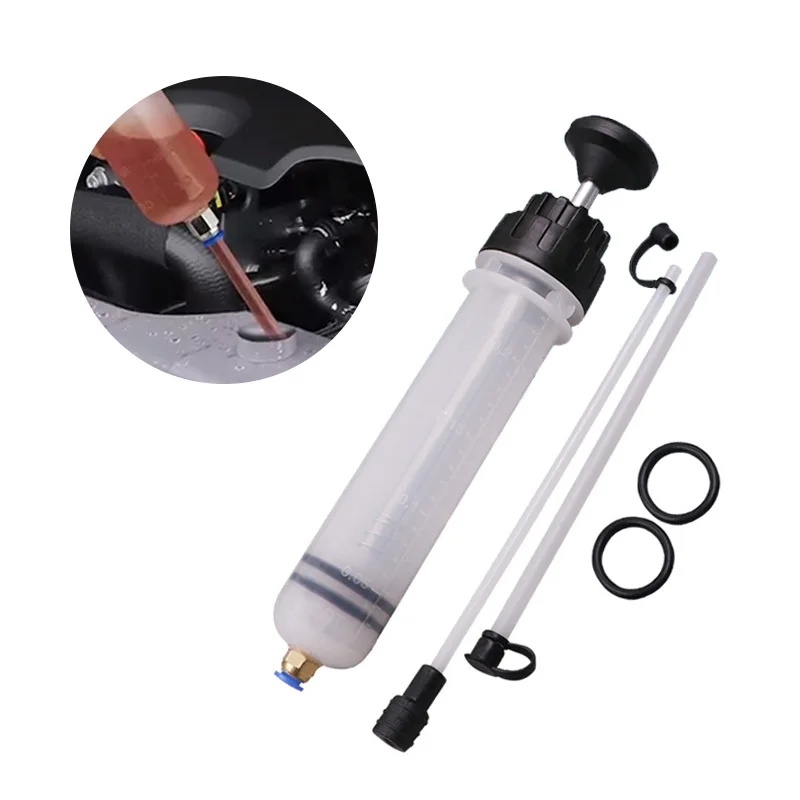 500cc Car Oil Change Brake Bleeder Fluid Pump Extractor Filling Syringe Bottle Universal Truck Motorcycle Vehicles Accessories