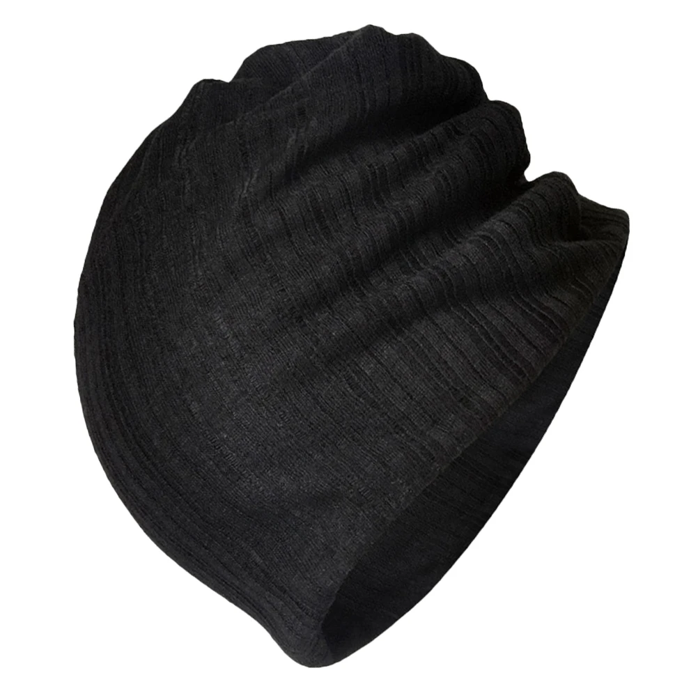 

Cotton Turban Hat Scarf Beanie Nonslip Thin Section Versatile Warm Soft Lightweight Breathable Hat Scarf Cotton Cap Beanie