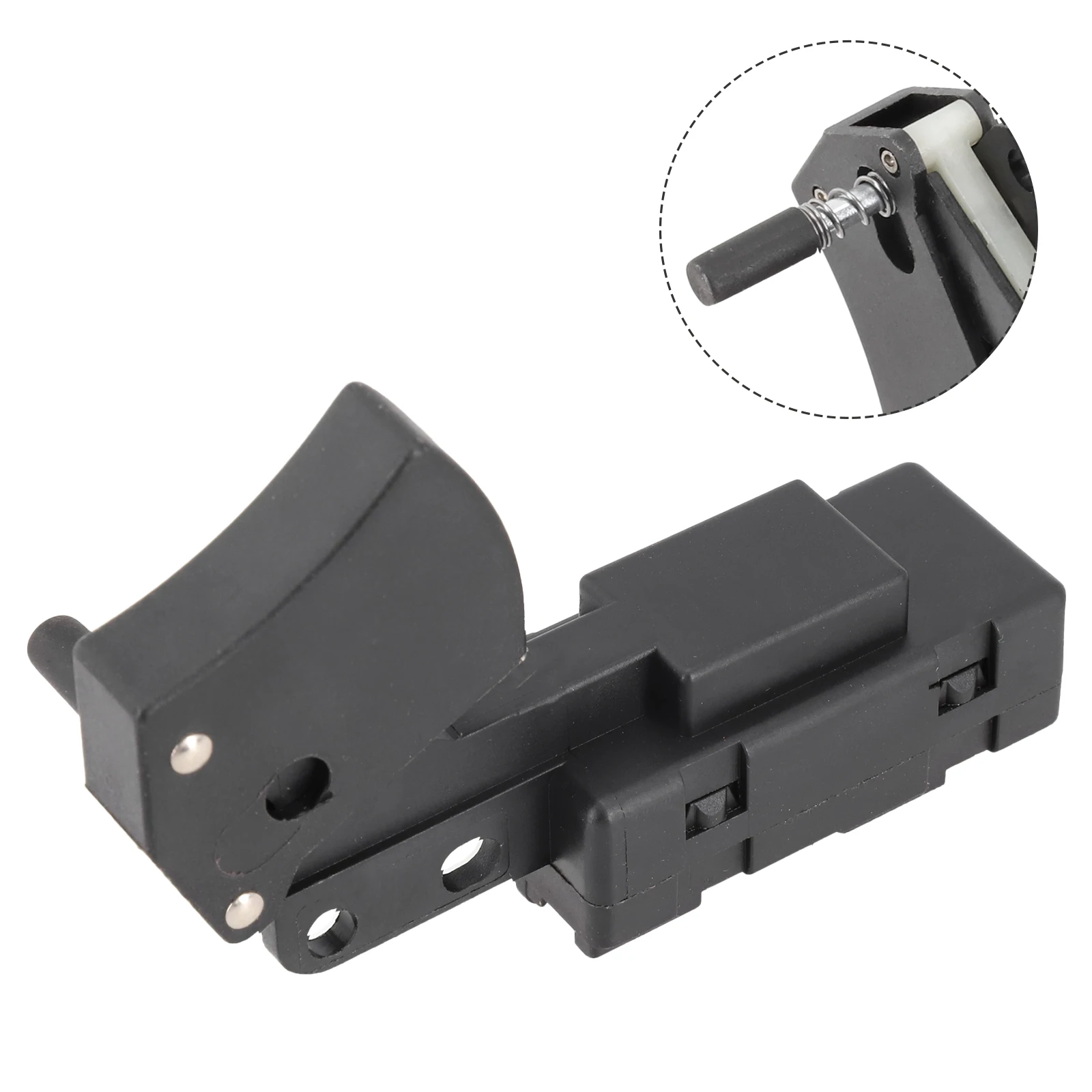 1pc Trigger Switch Replacement Lock Trigger Switch For 255 Cut-off Machine Trigger Switch Metal Electric Power Tool Accessories