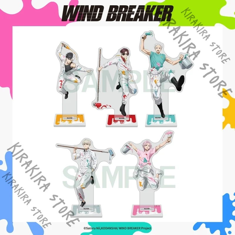 WIND BREAKER Umemiya Hajime KAJI REN Kiryu Mitsuki Cosplay Standing Plate Indicative Board Official Anime Ornaments Mascot
