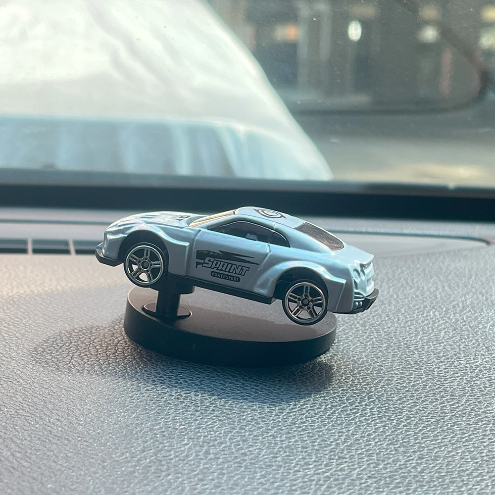 

Car Drift Rotating Ornaments Auto Dashboard Turning Racing Model Deco Carindividuality Center Console Decoration For GT Sport
