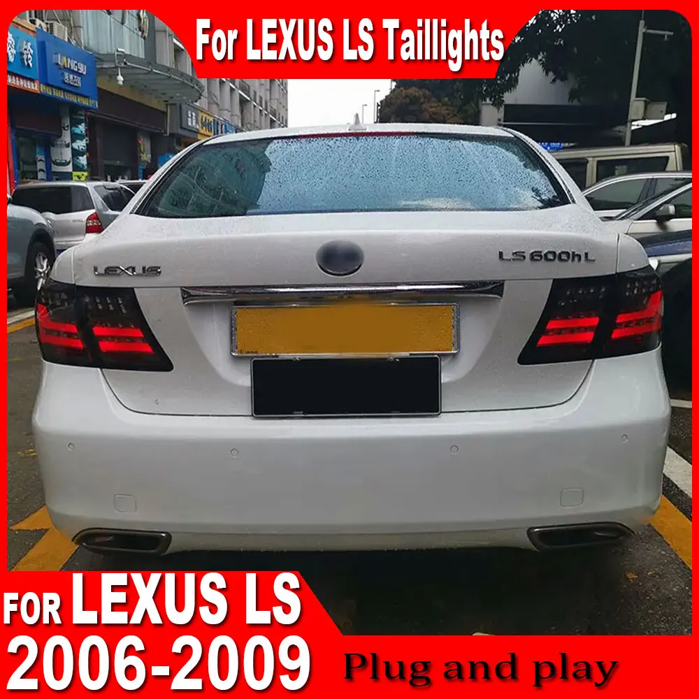 Car LED Tail Lights for Lexus LS 2006 2007 2008 2009 Rear Lamp Dynamic Driving Light Sequence Light  Led Tail Light Assembly