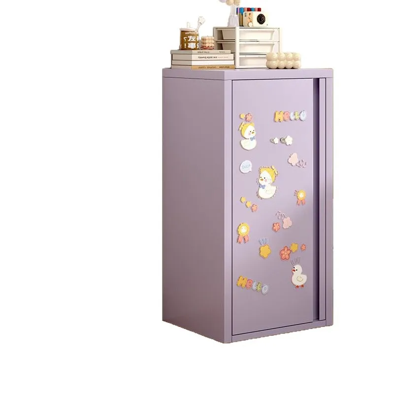 Dopamine crevice finishing small cabinet cream wind ultra narrow bedside table wrought iron locker