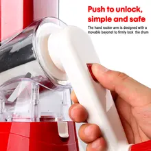 Manual Rotary Vegetable Cutter with 3 Blades #3