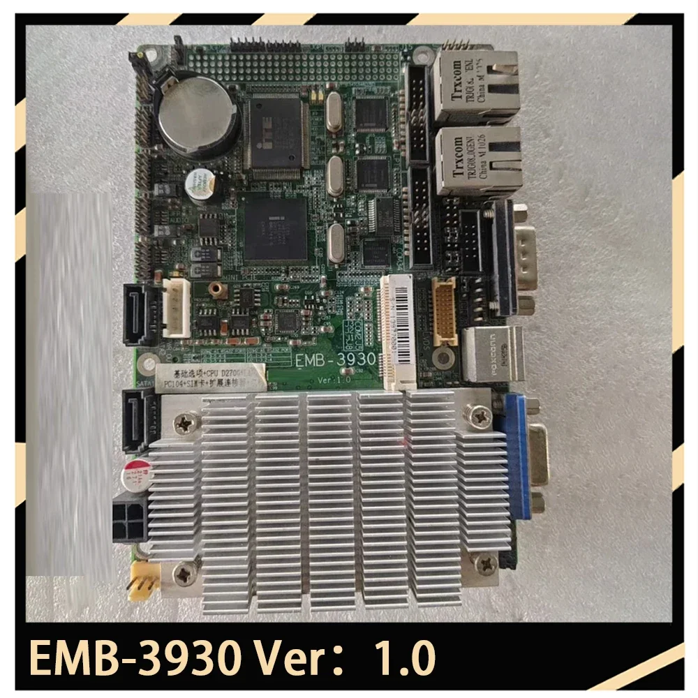 VoltS3.5-inch Industrial Control Motherboard Supports D2700 Processor EMB-3930 Ver：1.0