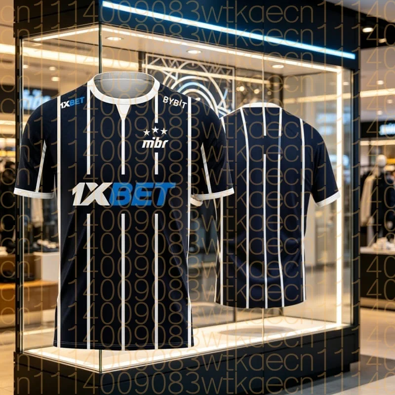 New 2025 Mibr Team Gaming Enthusiast Aspas Valorant Gaming Jersey Men's Women's Summer Casual Comfortable Tops Family Kids Tees