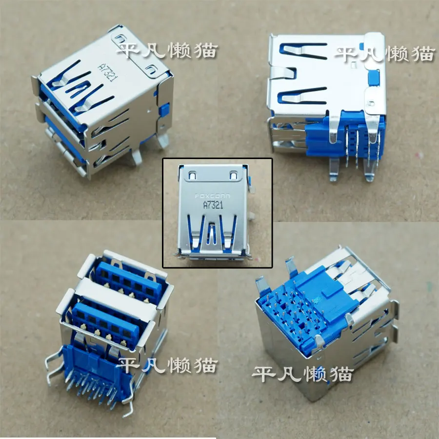 For  Foxconn, Foxconn UEA11121-8 fs6-4 f USB 3.0 desktop double USB interface