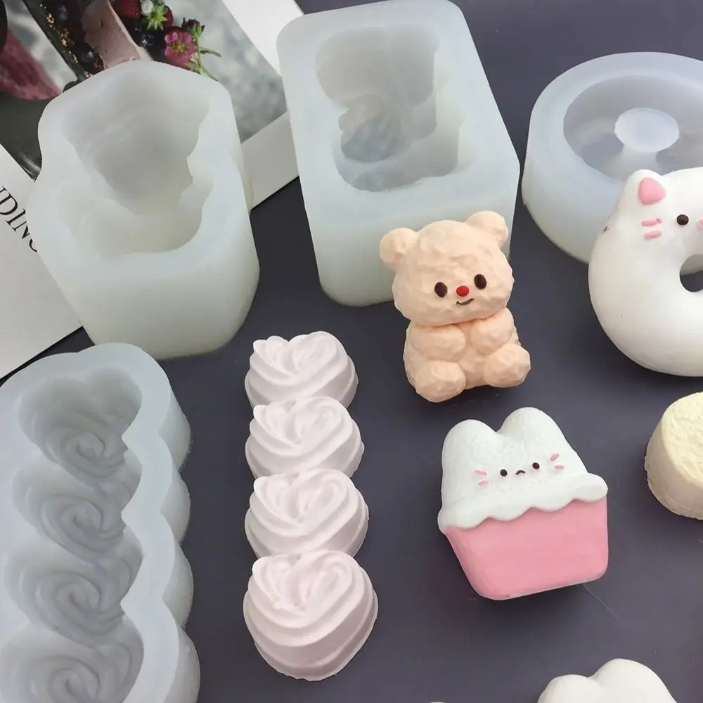 1Pcs Animal Bunny Kitten Silicone Mold Cartoon Cute Cartoon Mold Multifunctional Baking Mould