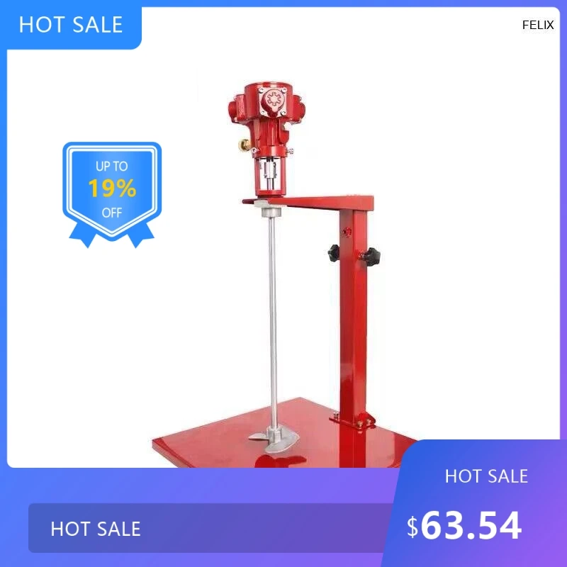 PracticalHandheld Pneumatic Paint Mixer 20L Lifting Type High Speed 2600r/min Liquid Stirring Equipment 21