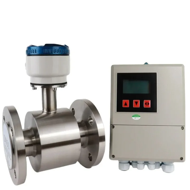 RS485 Electromagnetic Flow Meter Sensor For Liquid Plastic High Accuracy 0.5% IP65/IP68 Protection RS485/Modbus/HART