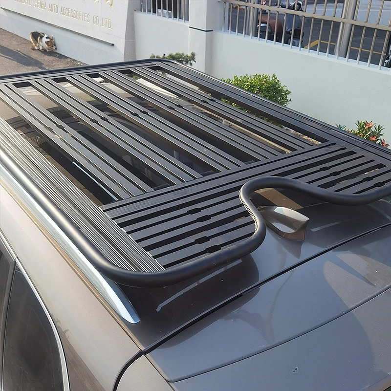 Aluminum Alloy Car Roof Cargo Luggage Rack Baskets for T-ROC 2018-2023 2024+