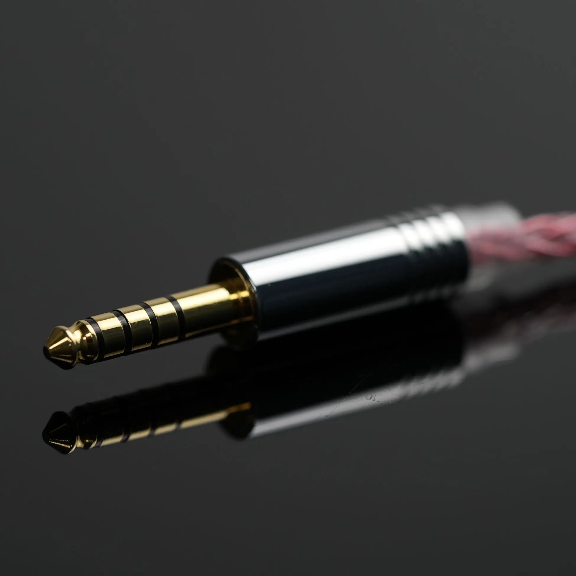 Xinhs 8core 5n occ versilbert rot kabel kopfhörer upgrade kabel versenkt 2pin qdc mmcx geeignet für tri starsea moondop – Detail 5