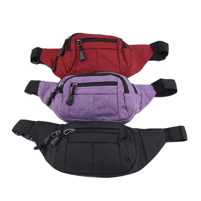 Waterproof Belt Bag Male Zipper Travel Chest Waist Bag Sports Accessories Outdoor Sports Bag New Men Women Waist Pack