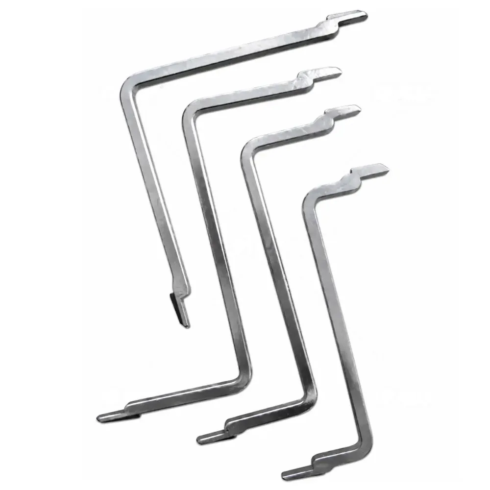 4Pcs Z‑Shape Car Lock Tension Wrench Set, Automotive Lock P-ick Auxiliary Tool Locksmith Repair Hand Tools