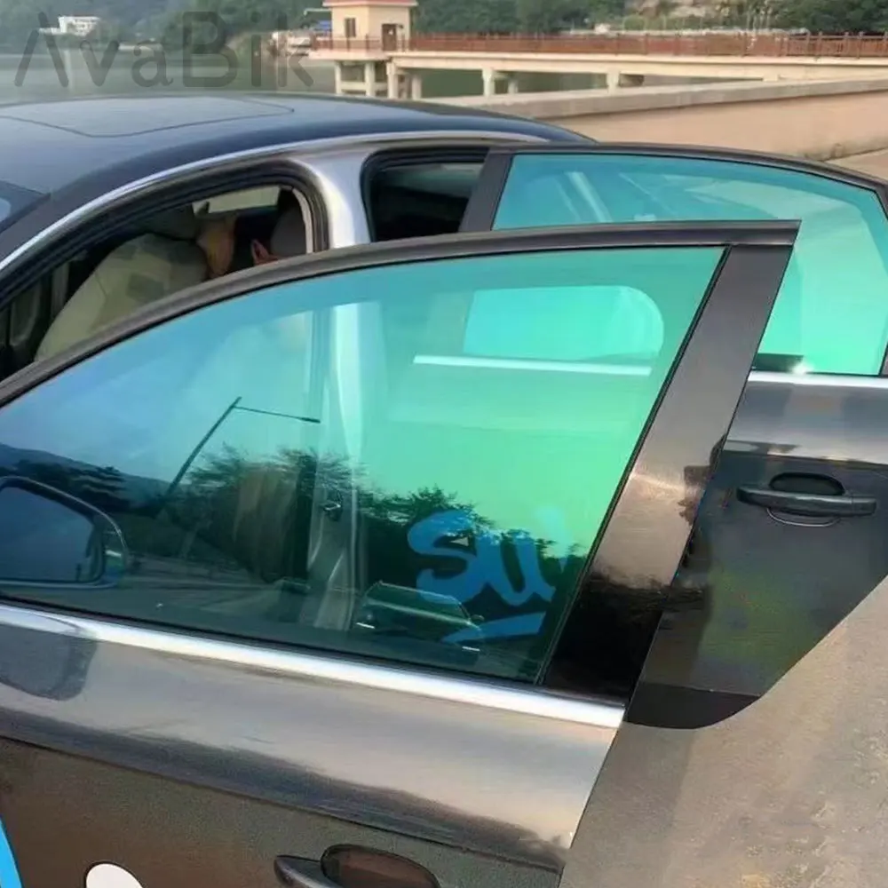 

50cmX 2/3m Green Chameleon VLT 70% Car Side Windshield Windshield Thermal Insulation Car Truck Side Window Solar Tinting Film