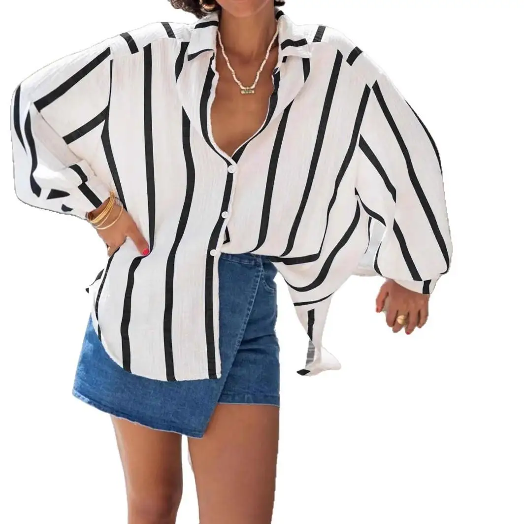 

Женский длинный кардиган в полоску irt стандартного кроя из полиэфирного волокна 00% без бренда зарегистрированного товарного марки Другое издание