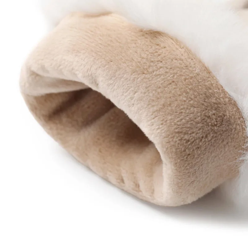 لطيف لينة صوف مبطن قفازات الشتاء الدافئة يندبروف الدفء الباردة واقية قفازات مقاوم للماء قفازات شاشة لمس الطقس البارد