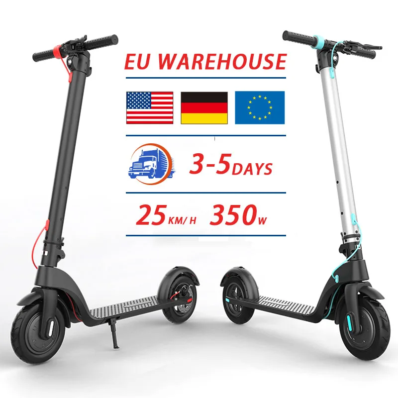 

2023 Europe UK DE US Warehouse X7 Pro E Scooter Top Quality Kids Electric Scooter with 350w Long Range for Sale Adult E Scooters