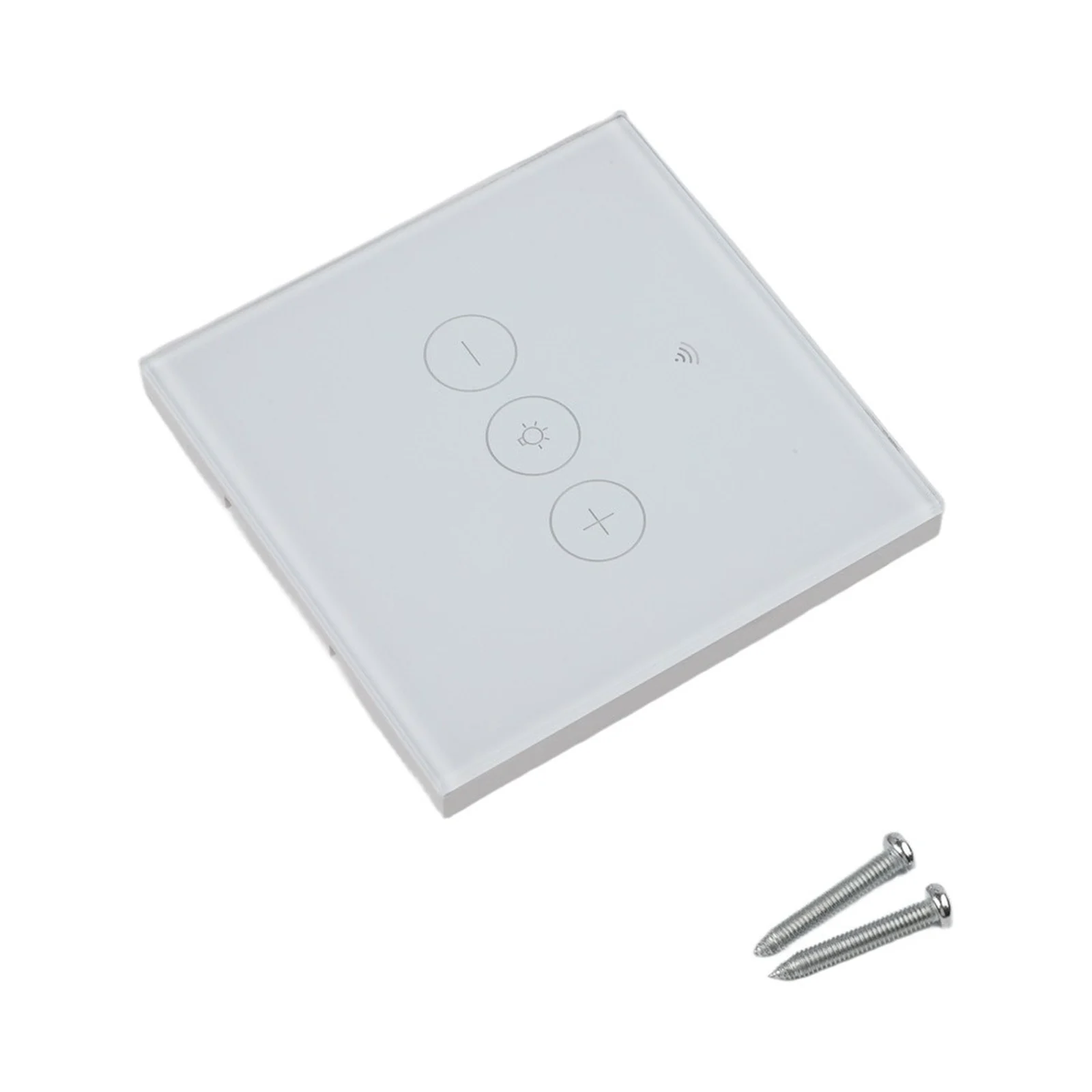 For Smart Home Remote Light Control Voice Control Light Switch Compatible With Voice Assistants Crystal-Tempered Glass Panel
