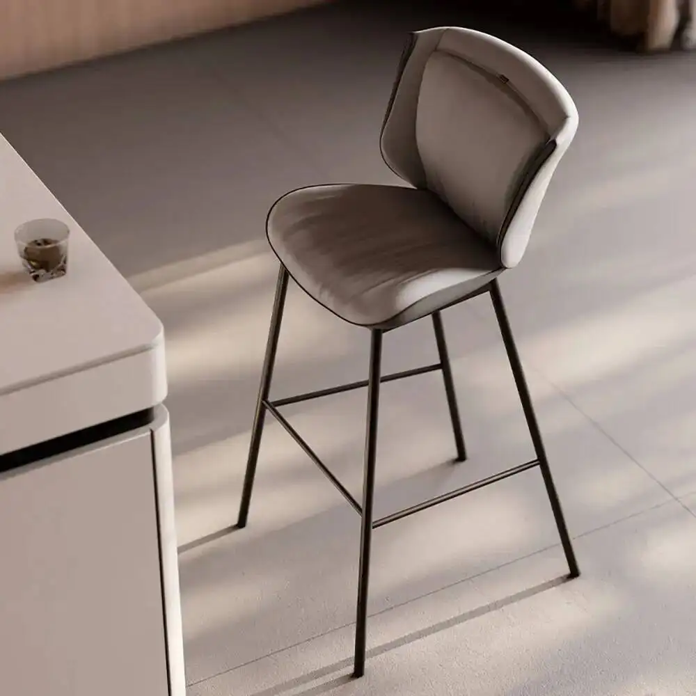 

Of Set 2 Minimalistic Bar Chair Modern Design Living Room Ergonomic Bar Chair Nordic Trendy Sillas Para Comedor Home Furniture