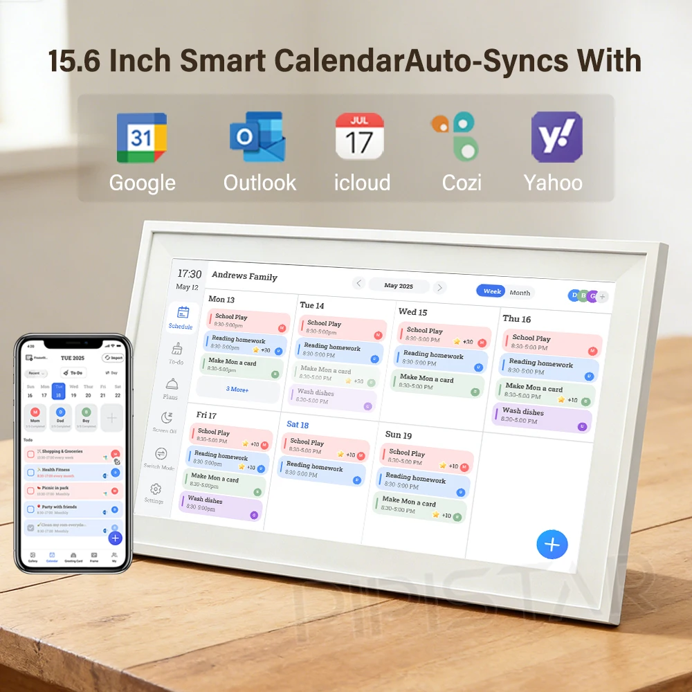 Digitaler Kalender 15,6-Zoll E – Baby Food List Bewertung und Preis