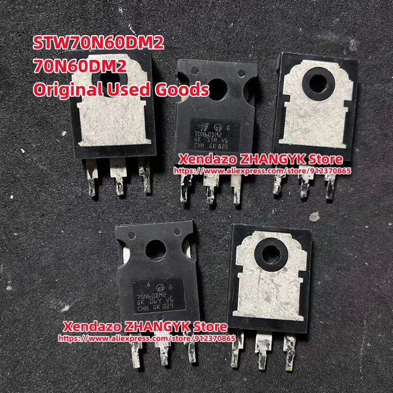 5pcs STW70N60DM2 70N60M2 70N60DM2 68A 600V TO-247 MOSFET Original