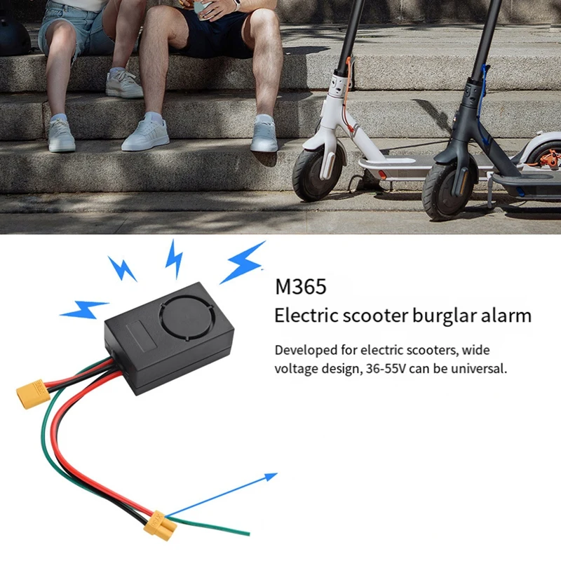 1150DB Loud Wireless Anti-Theft Vibration Electric Scooter Security Alarm Remote Replacement For M365 Scooter