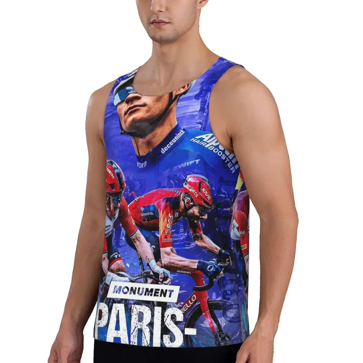 Quick Dry Mathieu Van Der Poel Cyclist MVDP Dutch Cyclist College Gym Tank Muscle Sleeveless Shirt Bodybuilding Breathable Vest view 5