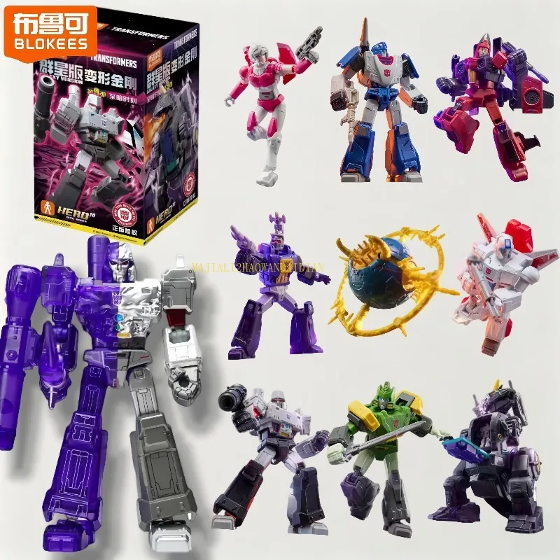 BLOKEES Transformers Building Blocks Galaxy Version 09 Toy Megatron Arcee Springer Mirage Jetfire Assembly Model Ornament Toy