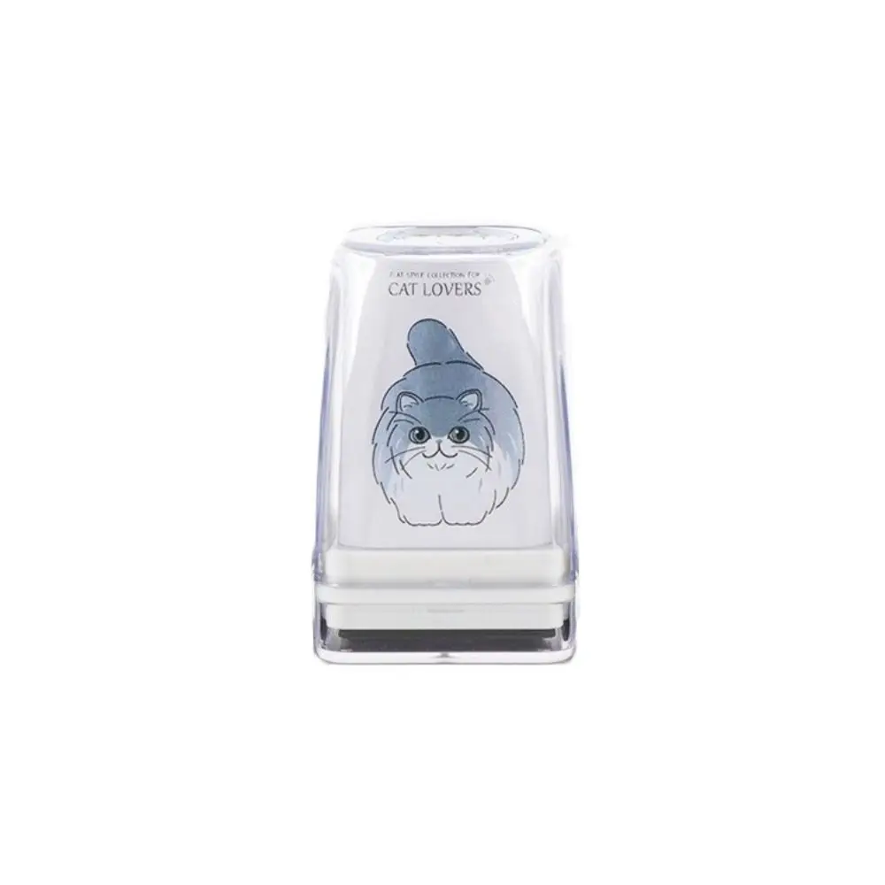 Animal Pattern Cat Decoration Stamp DIY Craft Hand Account Pet Cat Stamp Kawaii Junk Journal Cat Figure Seal