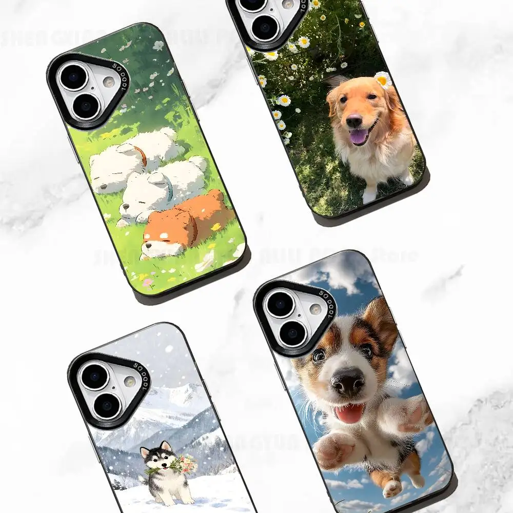 

Cut Animal Dogs Case For IPhone 11 12 13 14 15 16 17 Pro Max XS X XR Cover