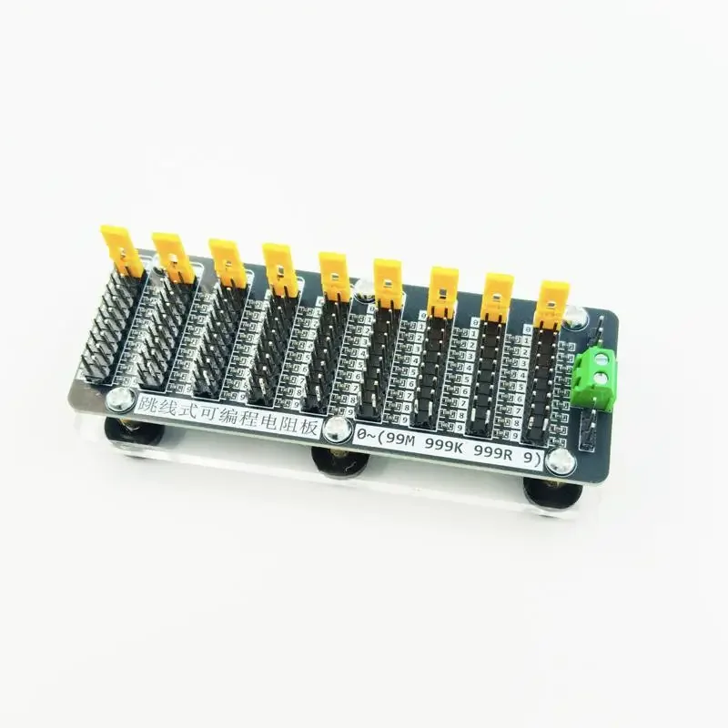 0.1R/1R -9999999999R Programmable Resistor Board Nine Segment 0.1R1R Precision Replacement Resistor Box
