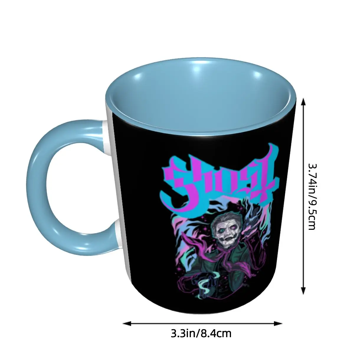 Swedish Rock Band Horror Ghost Mug Personalized Ceramic Coffee Mug Creative Gift