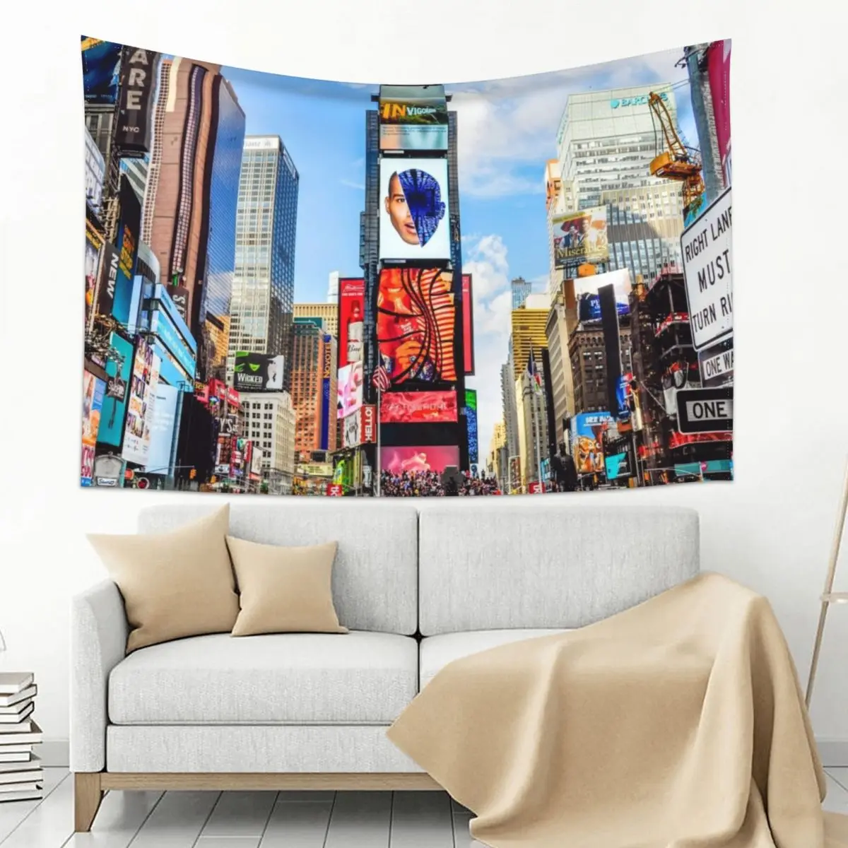 

Times Square Tapestry Home Decoration