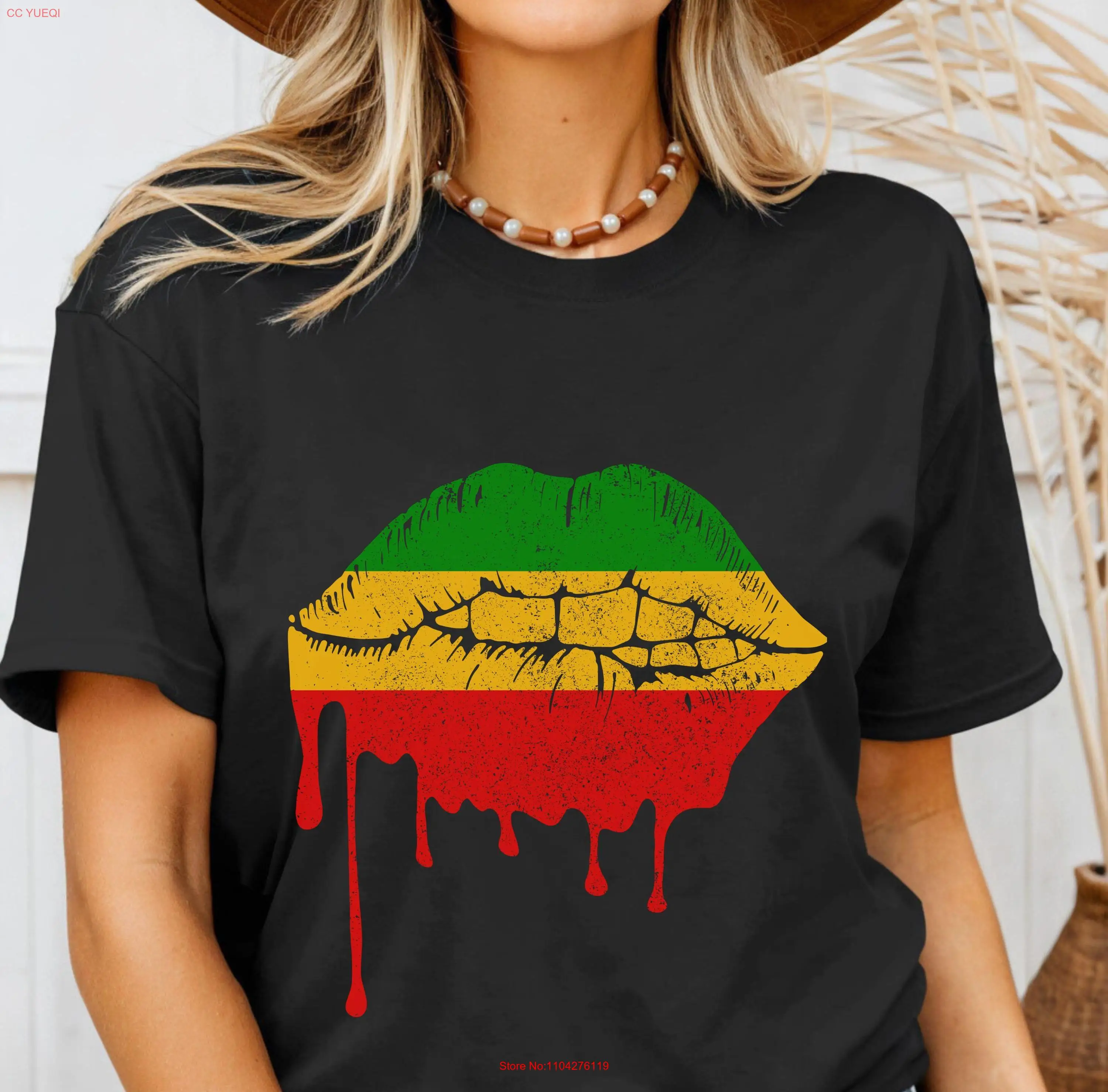 Reggae T Shirt Music Girl Reggaeton Dub Jamrock Ragga Rasta Rastafari Jamaica Idea  long or short sleeves