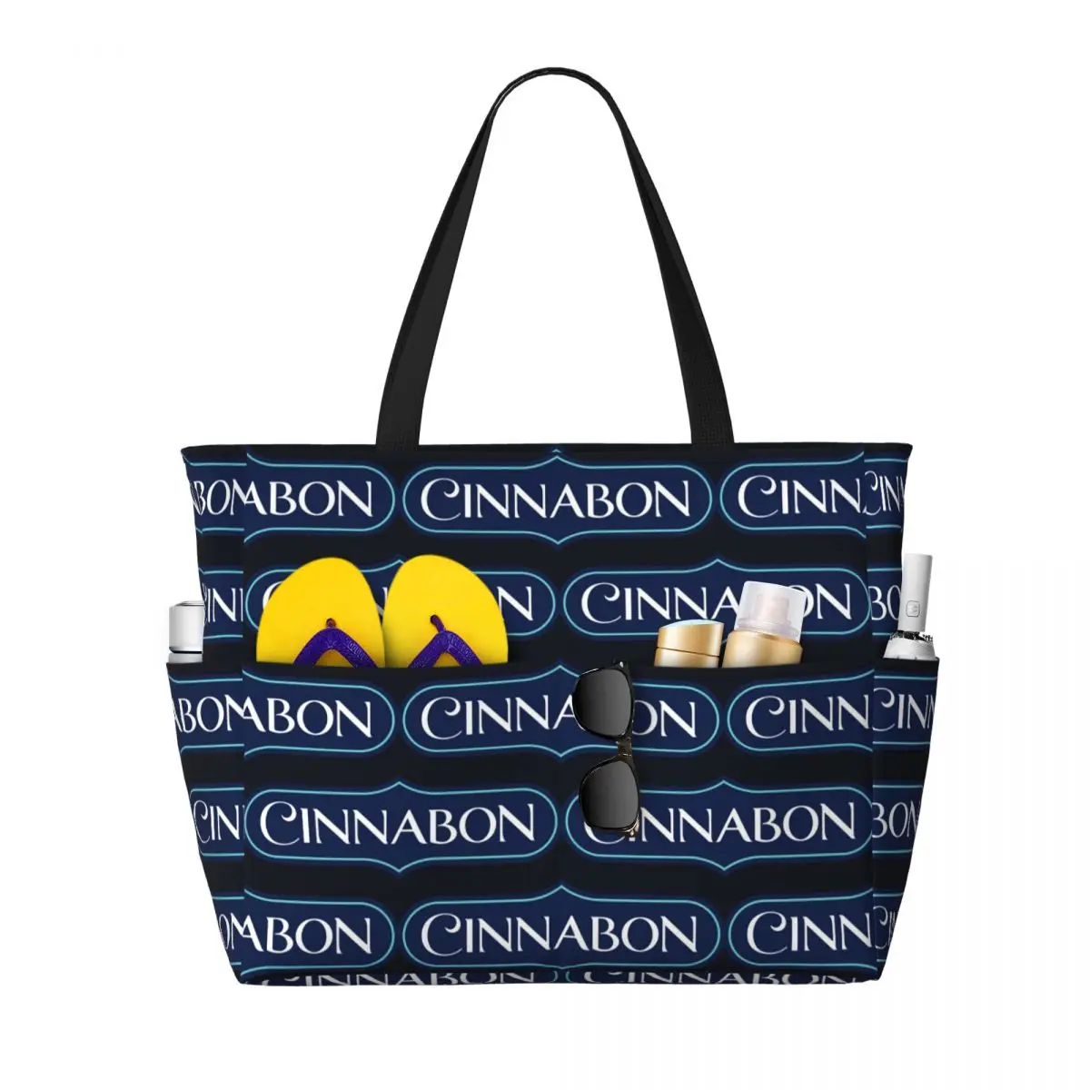 

Cinnabon Resto Beach Tote Bag Sport Gym Yoga Duffle Large Tote Bag Women Travel Bag Fitness bag