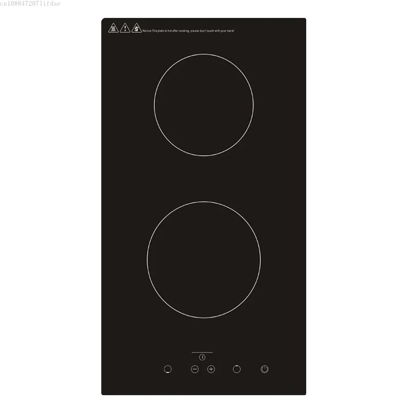 المطبخ 2 حلقات طباخ السيراميك التعريفي كوكتوب مزدوج طباخ كهربائي الفرن التدفئة طباخ موقد كهربائي لوحة الطبخ العمودية #2