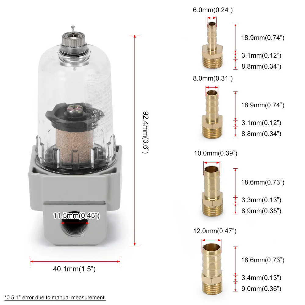 Air Oil Separator Oil Catch can Tank Engine Oil Filter out impurities Auto Accessories Universal PQY-OST01
