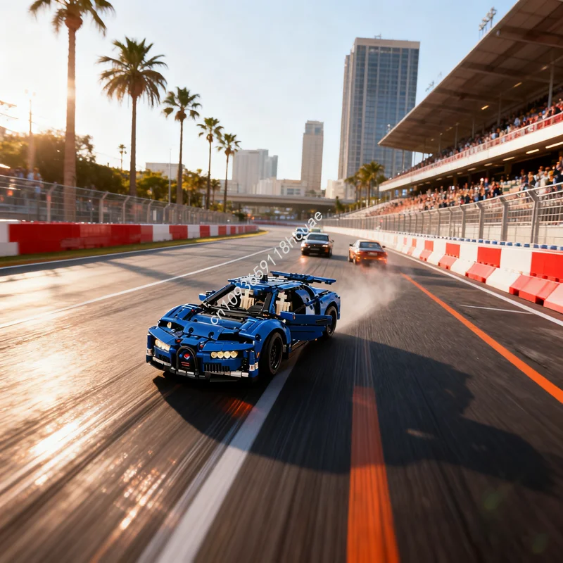 1419 قطعة MOC BUGATTI CHIRON Forded GT النموذج الفني اللبنات العمارة اللعب لتقوم بها بنفسك فكرة التعليم هدايا عيد الميلاد للأطفال #1